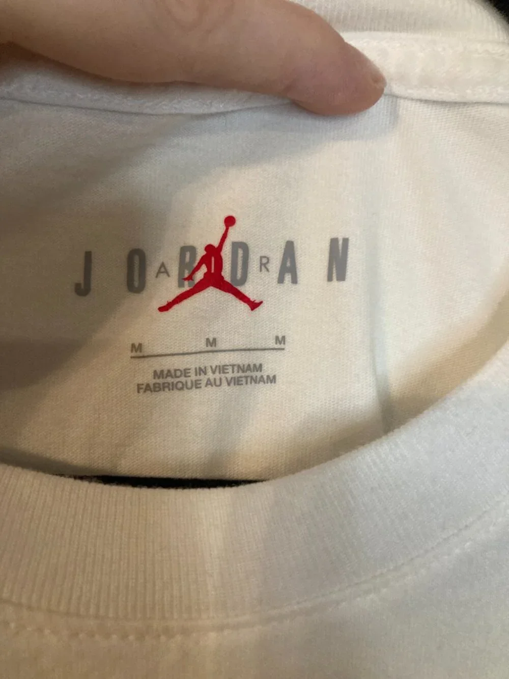 Nike Air Jordan Men's White Jumpman Watercolor Graphic Tank Top - Size M